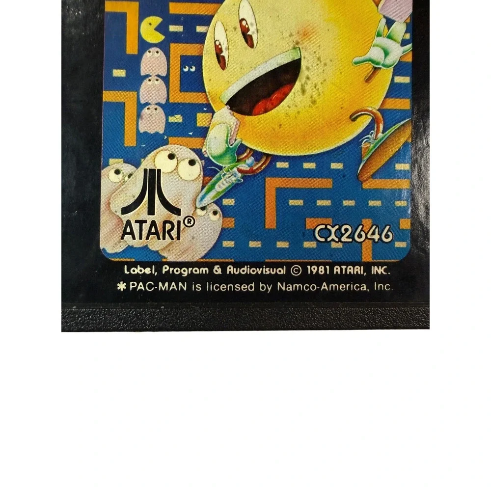 Pac-Man Atari 2600 Game‎ CX2646 1981 Cartridge Only Vintage Tested Working